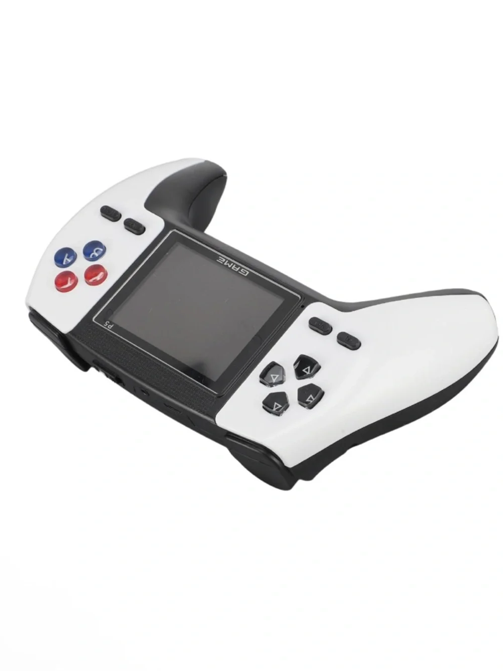 White and Black Handheld Gaming Console - Portable Retro Game Player